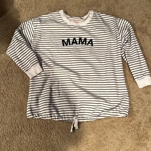 Mama maternity sweatshirt